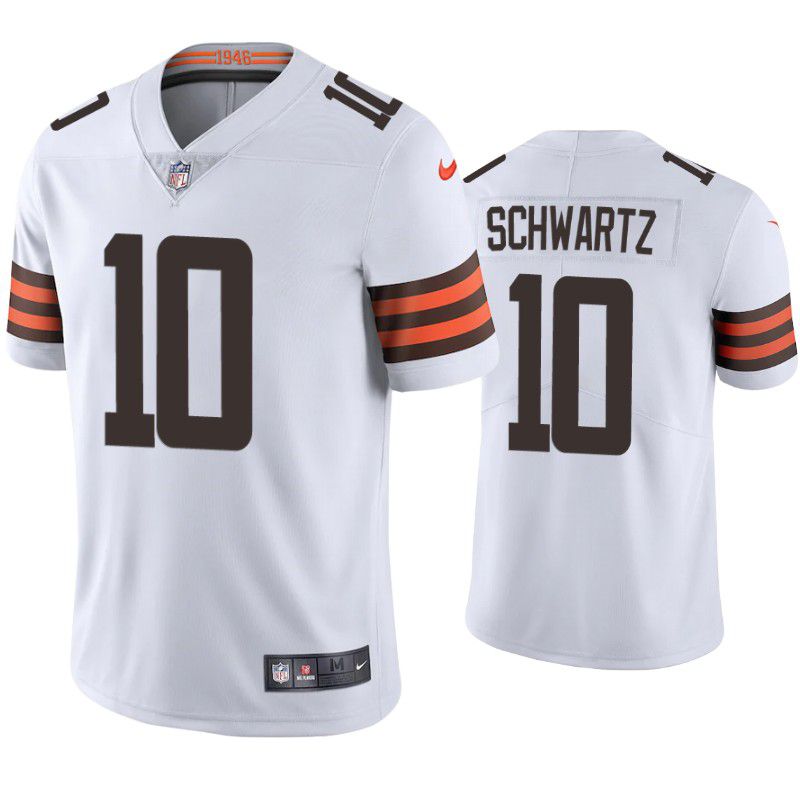 Men Cleveland Browns 10 Anthony Schwartz Nike White Game NFL Jersey